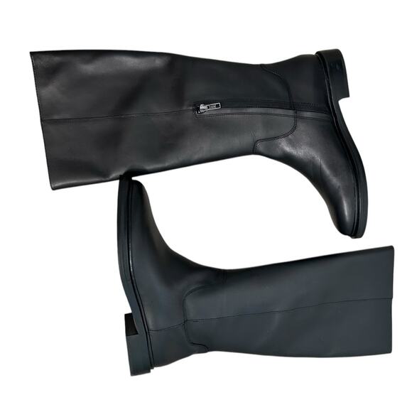 MADEWELL The‎ Drumgold Leather Tall Boot True Black-Size 10 - Picture 4 of 10